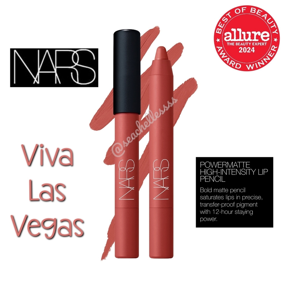 Viva Las Vegas NARS Velvet Matte Lip Pencil Warm Pink Apricot Brand New In Box